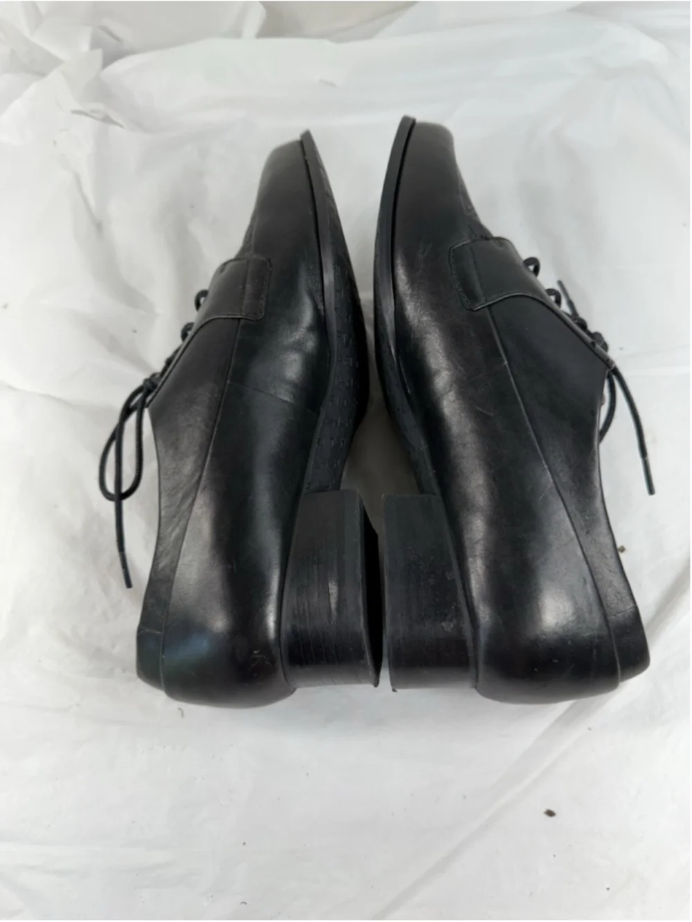 Tahari Lady Black Leather Oxford Shoes Women's 9M